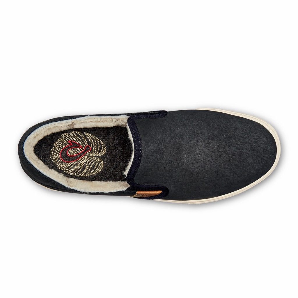 Olukai Women's Pehuea Heu Slip On Shoe - Lava Rock US146-902